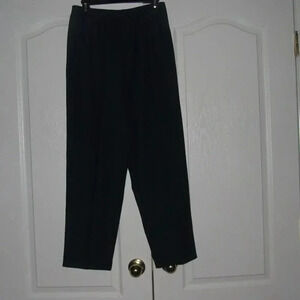 ALFRED DUNNER Pull-On Elastic Waist Blue Comfort Pants Size 12